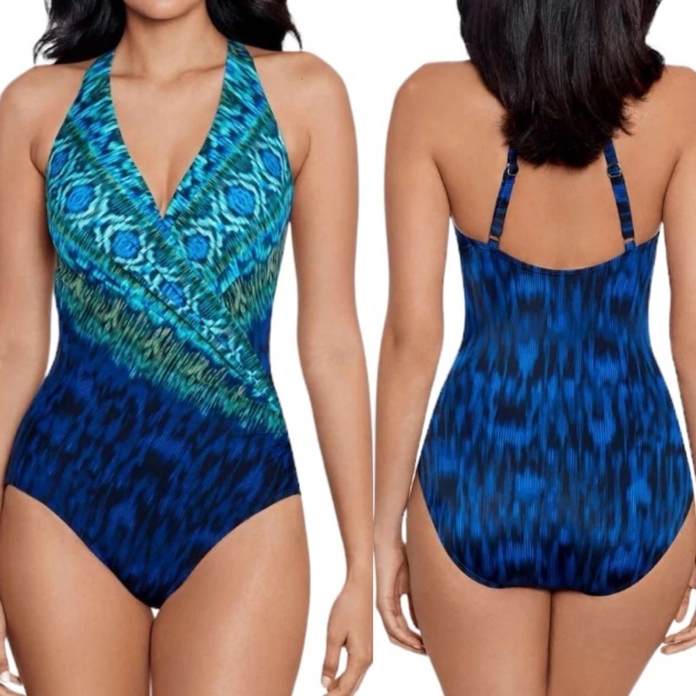 MIRACLESUIT Alhambra Wrapsody One Piece Swimsuit! Retail $198